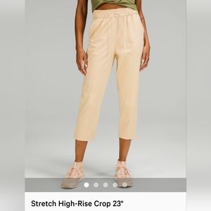 Lululemon stretch high rise crop